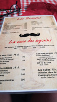 Les Copains D'abord menu