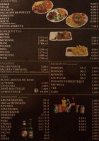 Alp Kebab menu