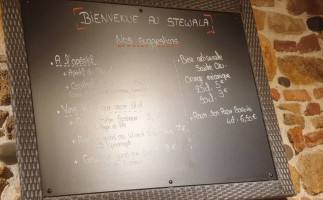 Le Stewala menu