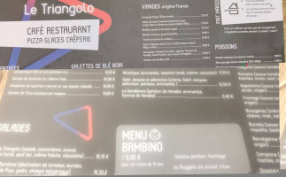 Le Triangolo menu