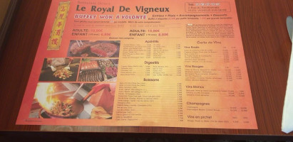 Le Royal De Vigneux food
