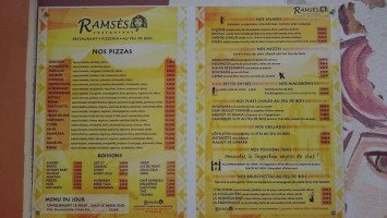 Pizzeria Ramses menu