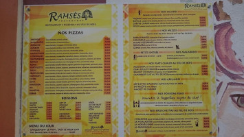 Pizzeria Ramses menu