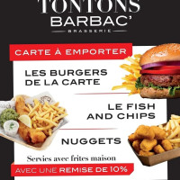 Les Tontons Barbac' food