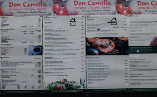 Les Marquisades Don Camillo menu