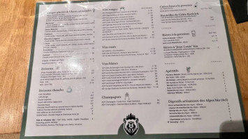 La Crêperie De L'ours menu