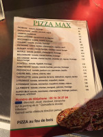 Pizza Max Villelaure menu