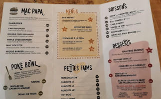 Bon Papa menu