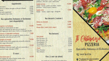 Il Catanese menu