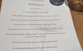 Flaveurs menu