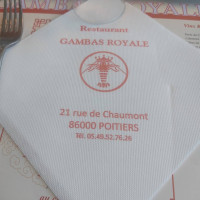 Gambas Royale food