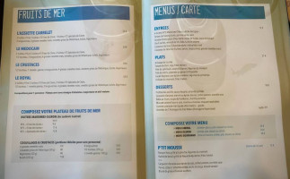 Le Carrelet menu