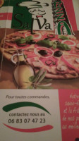 Crusty Pizza menu