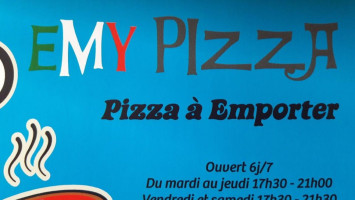 Emy Pizza menu