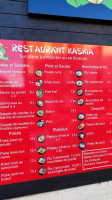 Kashia menu