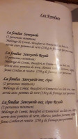 La Fromagerie menu