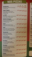 AmÉlie Pizza Ap menu