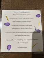 La Grangee menu