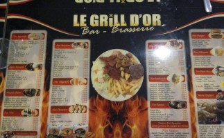 Le Grill D'or menu