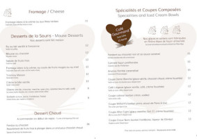 La Fromagerie menu