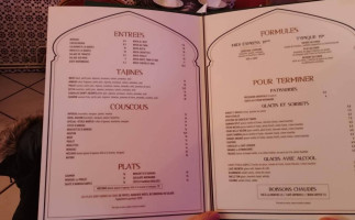 L Etoile Kabyle menu