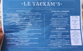 Yackam's Corporation menu
