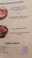 Le sakura menu