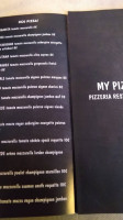 My Pizza menu