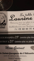 La Table De Laurene food
