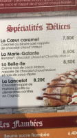 Creperie Le Bot menu