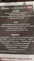 La Criee menu