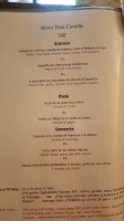 Don Camillo menu