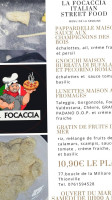 La Focaccia Italian Street Food food
