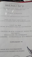 Le Peche Du Pilat menu