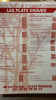Le Palanquin menu