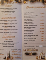 La Charmille menu