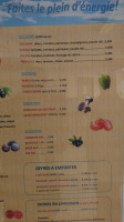 Pegas Pizza menu