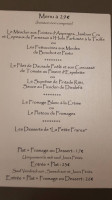 Petite France menu