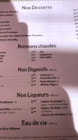 Brasserie Chez Benoit menu
