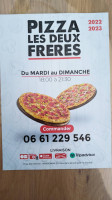 Pizza Les Deux Frères menu