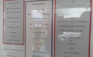 Le Chistéra Ordiarp menu