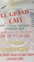 Le Grand Café food