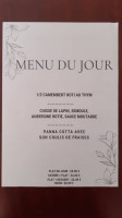 O'33 menu