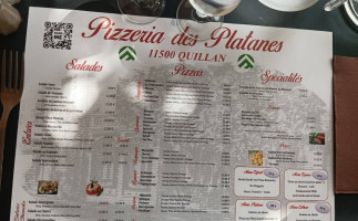 Pizzeria des Platanes food