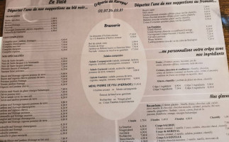 Creperie de Keroyal menu