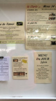 Le Cafe De Pissos menu