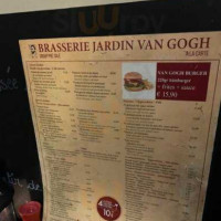 Jardin Van Gogh menu