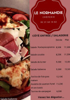 Le Normandie menu