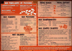 Le Huaca menu
