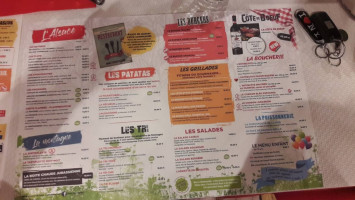 Le Caseus menu
